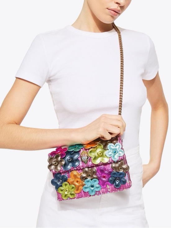 Kurt Geiger Handbags - ‼️Kurt Geiger Multicolor Floral Medium Kensington Crossbody Bag Shoulder Bag